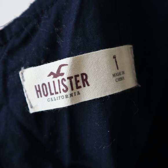Hollister Navy Blue Lace Mini Dress - Picture 6 of 8
